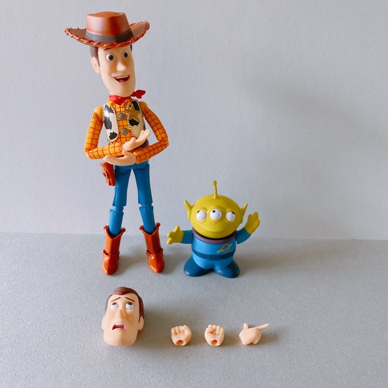 海洋堂 Pixar 山口式 005 可動 胡迪 三眼怪 皮克斯 迪士尼 吊卡 絕版