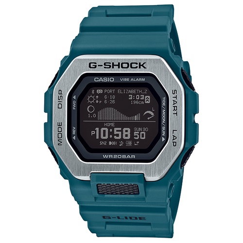 CASIO  G-SHOCK   藍牙連結至智慧型手機高潮與低潮運動錶   GBX-100-2