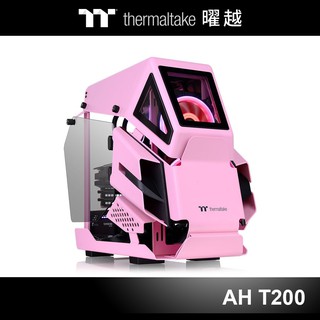 曜越 AH T200 M-ATX 小型 強化玻璃 機殼 俏粉紅 CA-1R4-00SAWN-00
