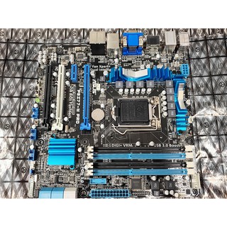 可支援NVMe SSD 開機 庫存未上機品 P8Z77-M PRO DDR3 1155 豪華M-ATX 主機板 保三個月