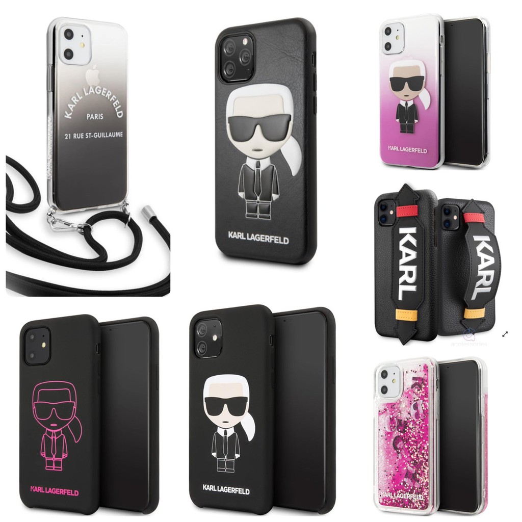 ✴Sparkle歐美精品✴ Karl Lagerfeld 老佛爺卡爾iPhone11手機殼 預購