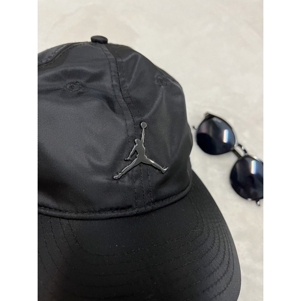 Air Jordan 全新✨素面黑色立體logo 帽子🧢鴨舌帽