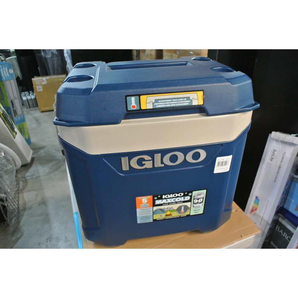 美國進口 IGLOO MAXCOLD 58公升滾輪冰桶，特價$1,299