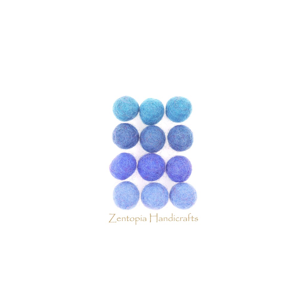 【Zentopia Handicrafts】20mm 純羊毛氈材料球-ying客訂賣場