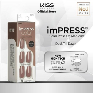 Kiss NY imPRESS Color Press-On 美甲棺材黃昏到黎明 IMC507