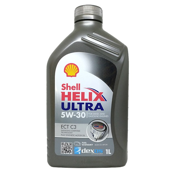 【油大亨】《SHELL》 HELIX ULTRA ECT C3 5W30 殼牌喜力 全合成機油 1L(德國原裝進口)