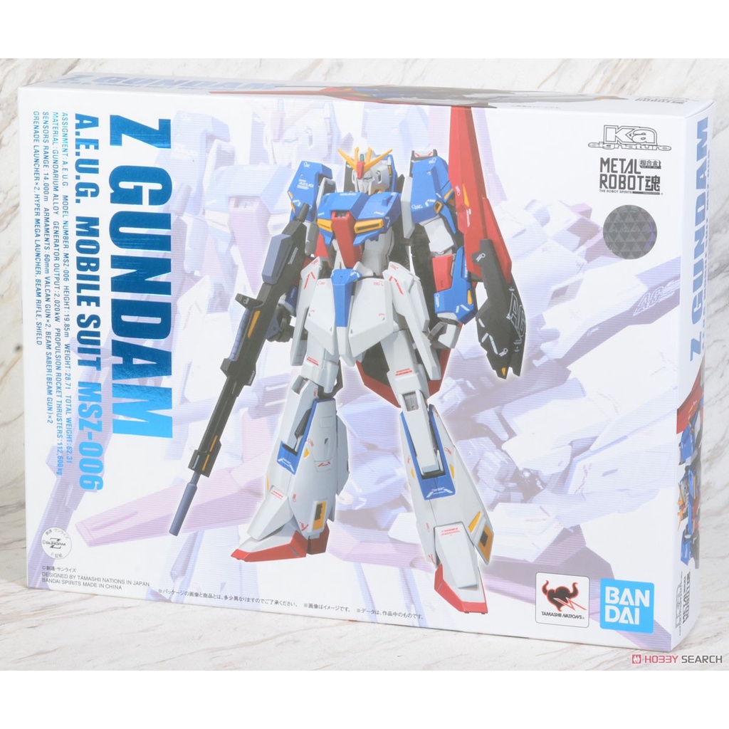 樂達 現貨代理版metal Robot魂機動戰士鋼彈z鋼彈ka 可動完成品 蝦皮購物