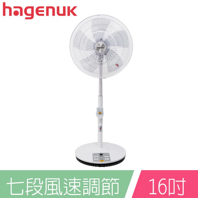 (全新) HAGENUK 哈根諾克 16吋 DC 直流馬達 電風扇 HGN-168DC