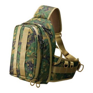 >日安路亞< SHIMANO XEFO TOUGH SLING SHOULDER BAG 迷彩 單肩斜背路亞包 M
