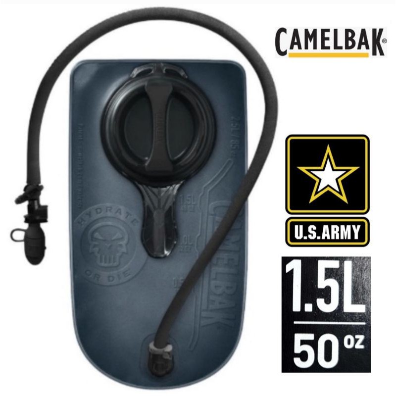 Camelbak｜MIL SPEC CRUX1.5L軍規快拆水袋 CBM2053001015/黑色 水袋 登山水袋