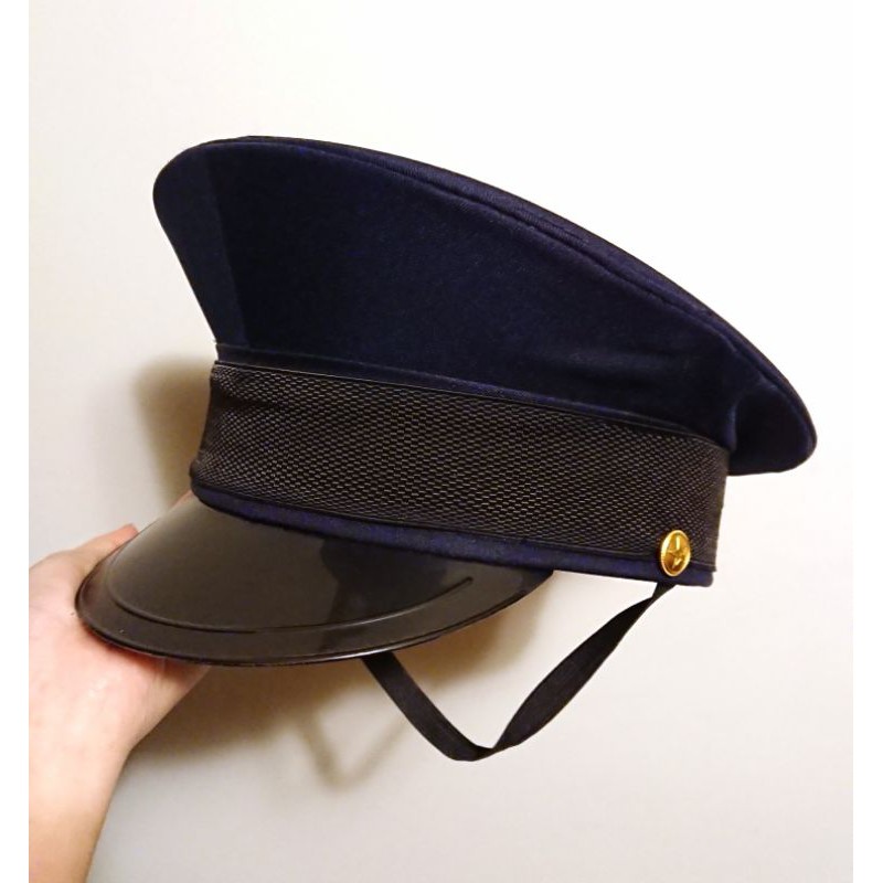 【現貨出清】軍帽 警察帽 機長帽 偏黑藏青色 cosplay 角色扮演 制服