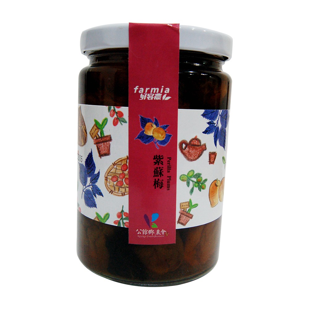 【公館農會】紫蘇梅410gX2罐, 超商取貨限購2組