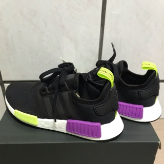 Adidas NMD 黑黃紫配色 女鞋(24)