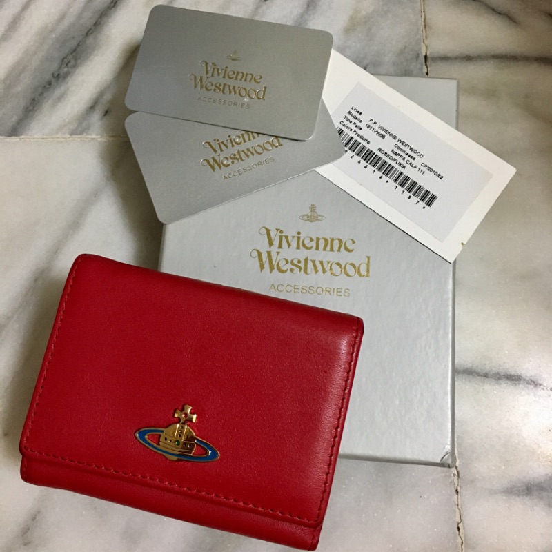 Vivienne Westwood 女用三折式皮夾