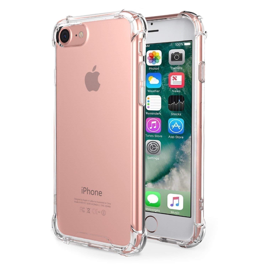 防震 iPhone 6s Plus 7 8 X 手機殼透明 TPU 矽膠保護套