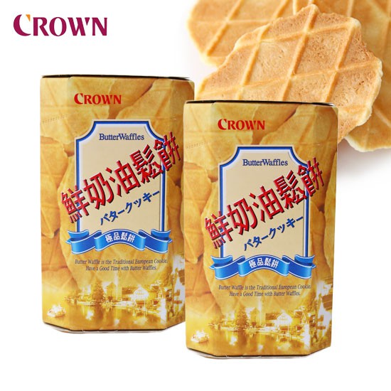 韓國crown 鮮奶油鬆餅142g 鬆餅餅乾鮮奶油鬆餅鬆餅 蝦皮購物
