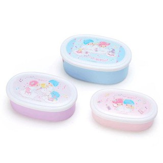 現貨 日本製三麗鷗小雙星便當盒/保鮮盒(3入)