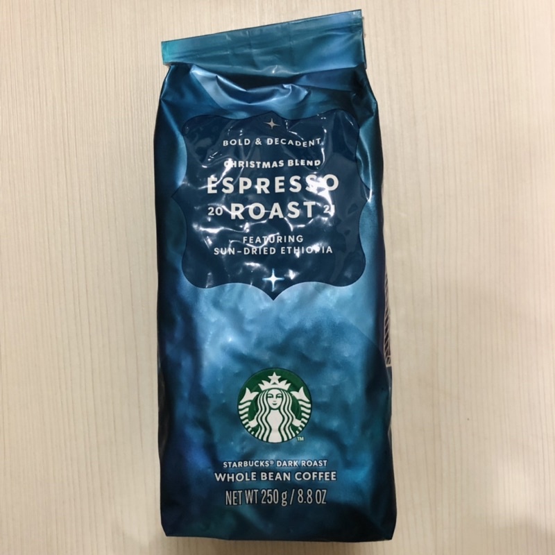星巴克Starbucks耶誕濃縮烘焙咖啡豆