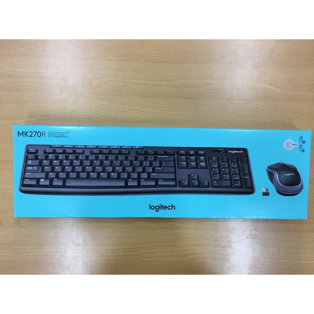 【Logitech羅技】MK270R 無線滑鼠鍵盤組