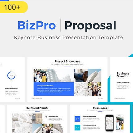 藍色專業商務提案項目報價企業背景等keynote幻燈片演示模板 蝦皮購物