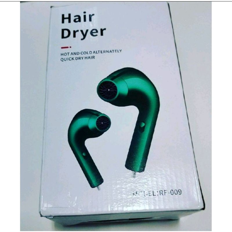 Hair Dryer 耳機造型吹風機  RF-009 白色