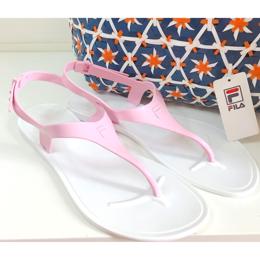【卡樂猴小舖】【FILA】粉色人字夾腳涼鞋 Size: 9 適合沙灘 海灘 玩水 大尺碼