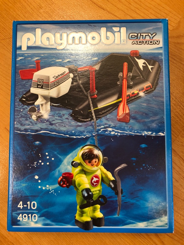 Playmobil 4910 潛水員黃胖船| 蝦皮購物