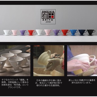 V60濾杯 有田燒彩虹01/02磁石濾杯(VDC-01/VDC-02) 日本HARIO原裝進口 鮮烘三次手挑 李董咖啡