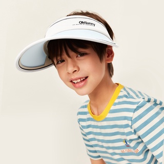 OhSunny兒童防曬帽空頂帽遮陽遮臉戶外防紫外線大帽簷UPF50+