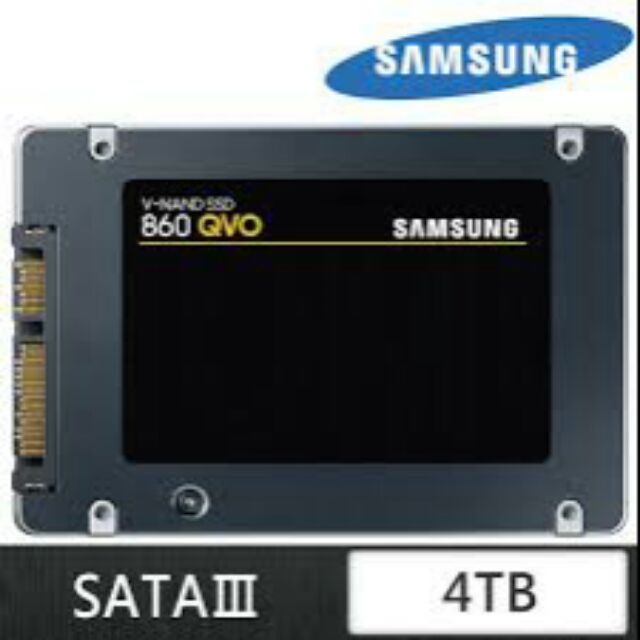 SAMSUNG 三星 860 QVO 4TB 2.5吋 SATAIII
固態硬碟