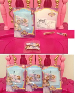 臺灣出貨 現貨 美人魚*迪士尼公主 蘇菲亞 正版 冰雪奇緣 Elsa艾莎 雪寶 BB 邊夾 髮夾 兒童 髮飾 特價80元