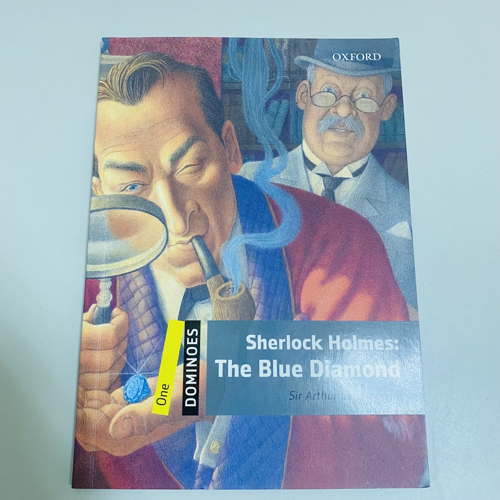 【大學用書】藍精靈 藍鑽石 Sherlock Holmes: The Blue Diamond 英文小說讀本 亞洲大學