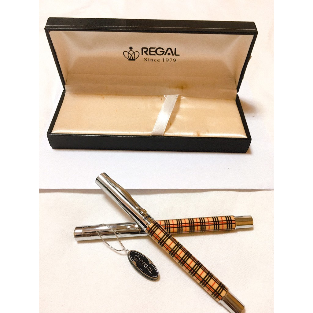 REGAL蘇格蘭紋系列鋼筆對比送禮