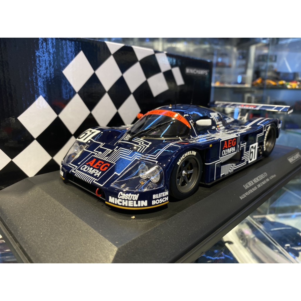 吉華科技＠ 1/18 MINICHAMPS SAUBER MERCEDES C9 #61 24H LEMANS 1988