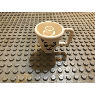 【點點小豆】lego 樂高積木 DUPLO 得寶 貝兒公主 白色 咖啡杯 1 個 如圖！