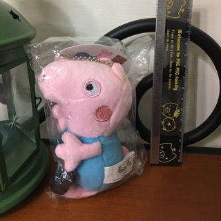 Peppa Pig 佩佩豬 正版 吊飾 絨毛娃娃 11cm(不含手腳）