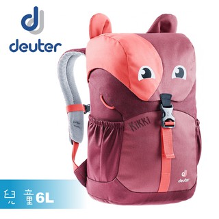 【Deuter 德國 Kikki 6L 動物造型輕量透氣兒童背包《紅/深紅》】3610519/雙肩背包/後背包/悠遊山水