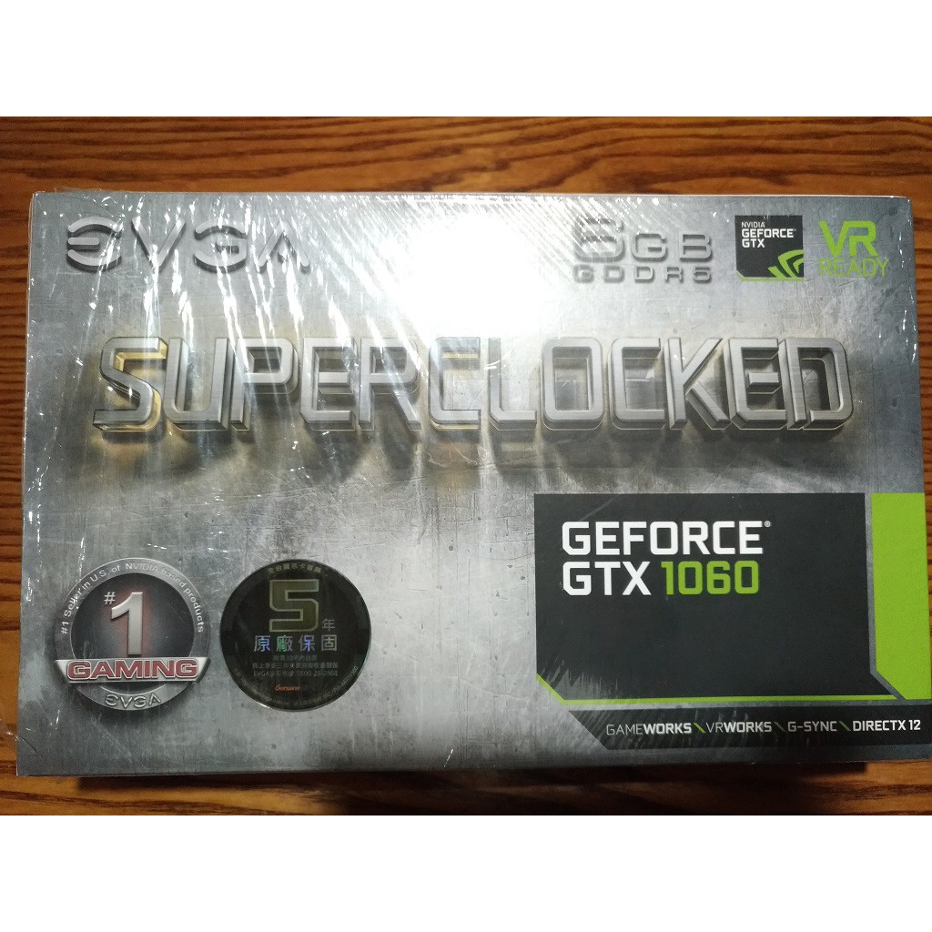 艾維克 EVGA Geforce GTX1060 6GB SC ACX2.0  顯示卡（保固中）