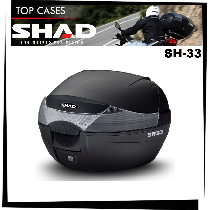 【TL機車雜貨店】SHAD SH33箱子+靠背+KYMCO RACING S 125 後架