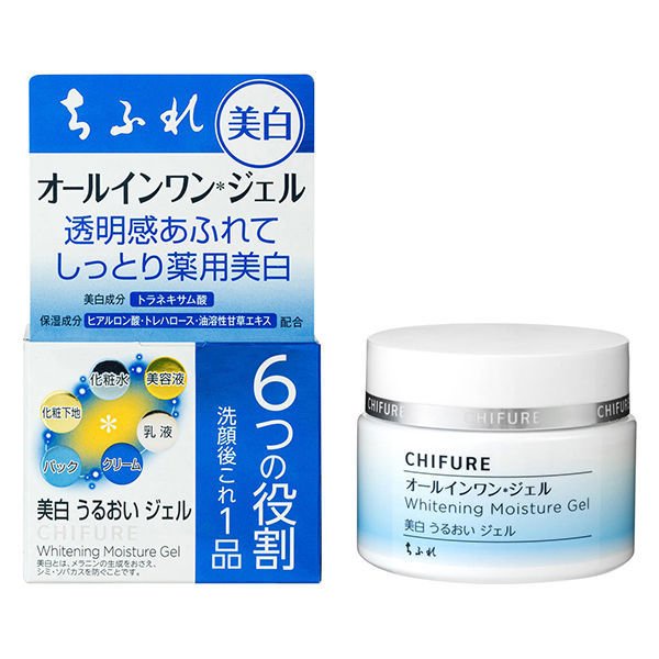 「日本代購」💓ちふれ CHIFURE六合一美白保濕凝膠 無香料 無色素 六效合1 美白 保濕 日本原裝