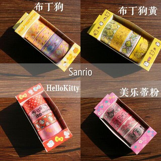 Sanrio限量盒裝紙膠帶 [HelloKitty/美樂蒂]