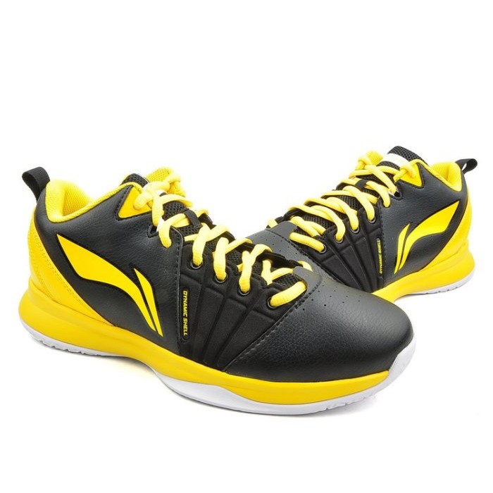 整月1250 NBA CBA 李寧 Li-Ning Wade 韋德 專業籃球鞋 黑/黃配色 EUR:44(28CM)