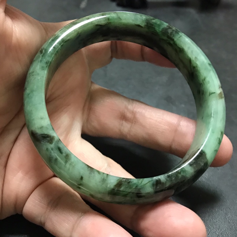 老花青緬甸玉手鐲19 2圍no36 蝦皮購物