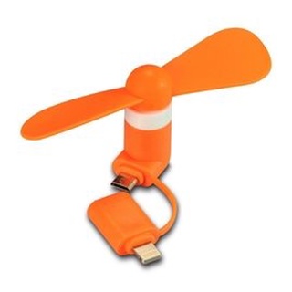 2合1 Mini OTG USB 風扇 Android/iPhone適用