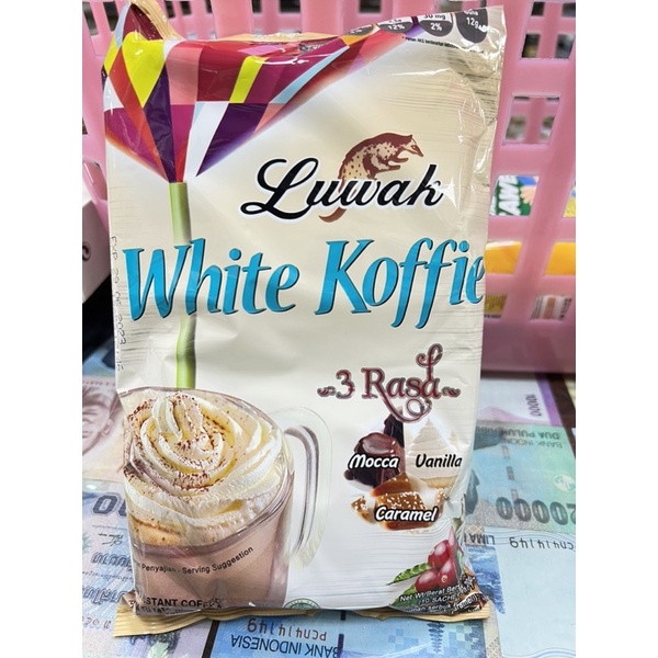 🇮🇩White koffie Kopi luwak焦糖白咖啡-麝香貓白咖啡/大小/綜合口味/拉茶奶茶