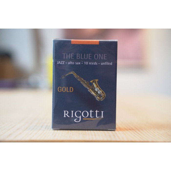 §唐川音樂§ 【法國 Rigotti The Blue One 中音薩克斯風竹片-10片裝】原 Gold Jazz 系列