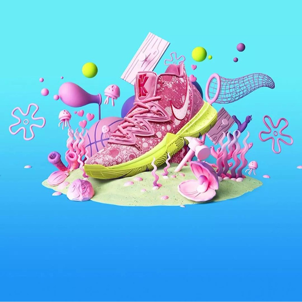 champs kyrie 5 spongebob