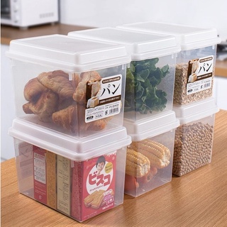 【日本SANADA】吐司保鮮收納盒3.4L《泡泡生活》保鮮盒 冰箱廚房收納儲存 麵包水果乾糧收納