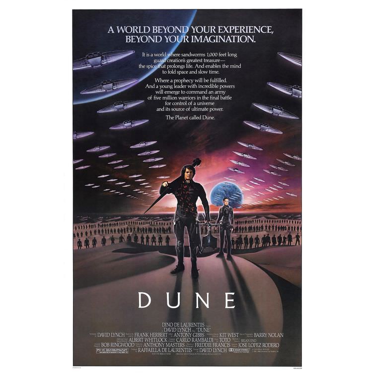 原版電影海報 沙丘魔堡－Dune（摺式） 現貨