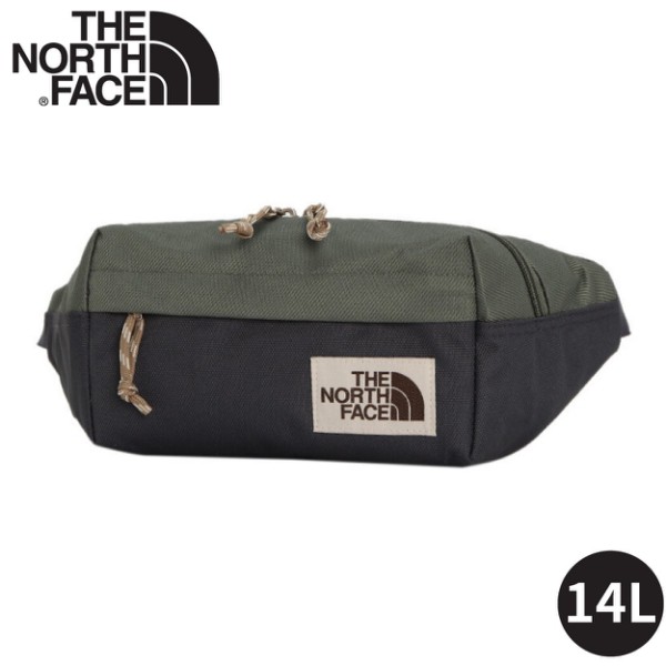 【The North Face 4L 腰包《灰綠》】3KY6/側背包/隨行包/臀包/透氣/運動/跑步/悠遊山水